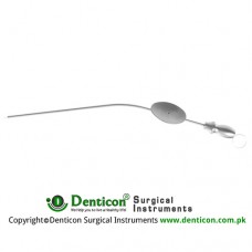 Baron-Schuknecht Suction Tube With Finger Cutt Off Stainless Steel, Working Length - Diameter 75 mm - 1.0 mm Ø